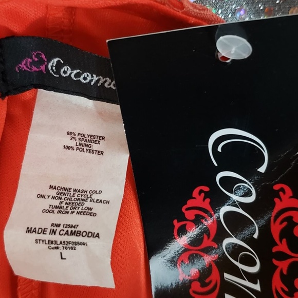 Sheer Arm Mesh Tropical Sunset Tunic / Top - Picture 3 of 3